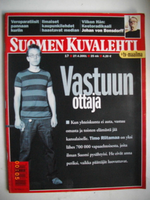 Suomen Kuvalehti Nro 17/2001 (26.11)