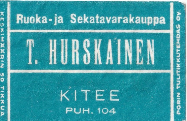 Kitee , T. Hurskainen b508