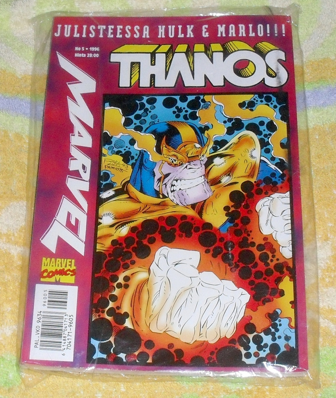 MARVEL 5 / 1996 - Thanos, juliste mukana
