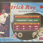 Patrick Roy 1994-95 Topps Stadium Club Ring Leaders - pikkukuva 2