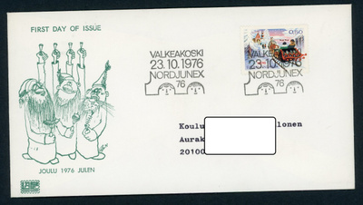 FDC 1976 Joulu LaPe-kuori
