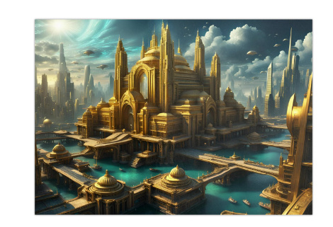 100 kpl uusia Sci-Fi taide julisteita koko A4