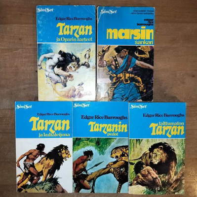 Burroughs x5 - Tarzan x4 & Mars x1