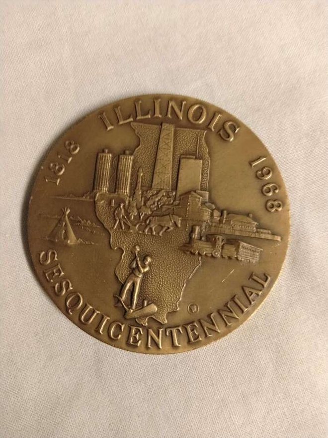 mitalli illinois sesquicentennial