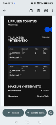 Susijengi ja Ruotsi matsiin liput