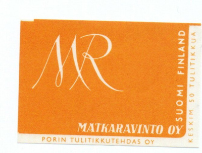 Porin Tulitikkutehdas MR Matkaravintola OY