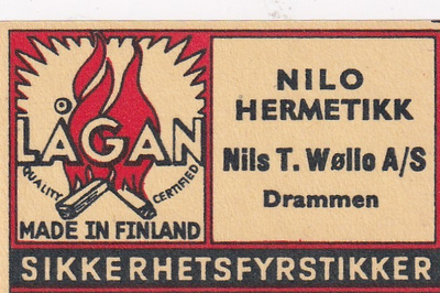 Drammen, Nilo Hermetikk, Nils T. Wello A/B, LÅGAN    b601