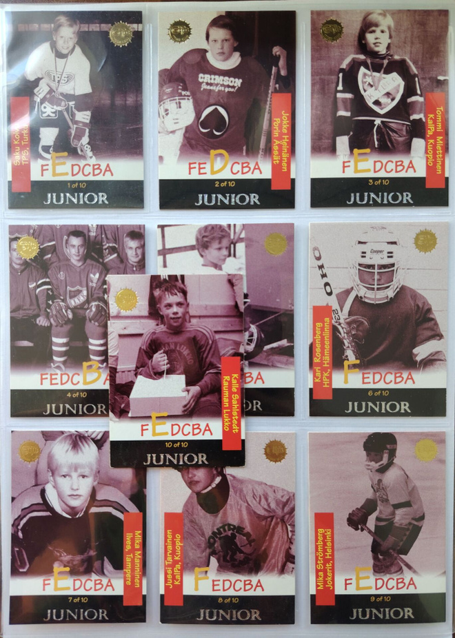 1994-95 Sisu Junior täysi erikoiskorttisarja