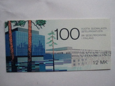 100 vuotta suomalaista setelipainatusta vihko