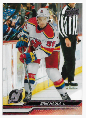 2023-24 Upper Deck Extended Clear Cut #581 Erik Haula