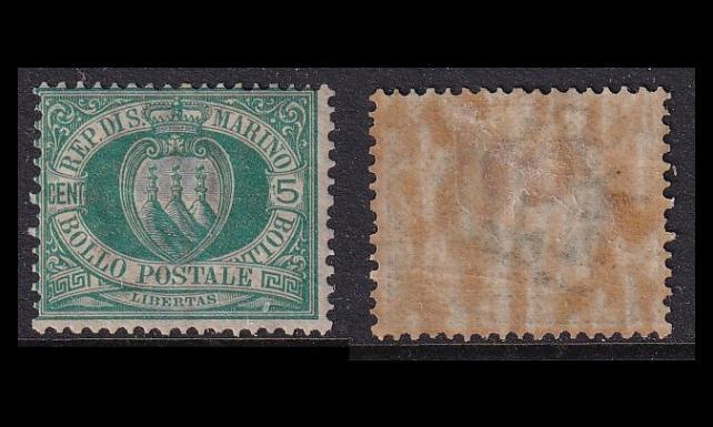 San Marino 27 * Vaakuna 5 C (1894)