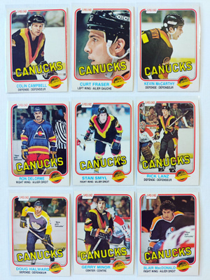 81-82 Opc - Vancouver Canucks 15kpl