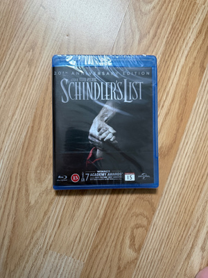 Shindler's list  blu-ray