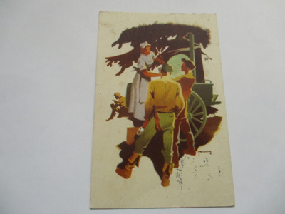 Vesanto  Lotta Svärd Linnoittaja  sarjasta  - kp 1943