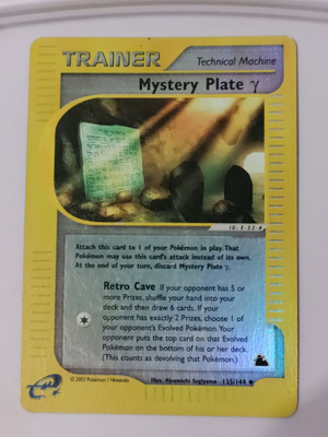 Pokemon Trainer kortti Mystery Plate Y