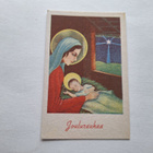 Vanha Joulukortti - koko 11 x 7 ( Kulkematon ) - pikkukuva 1