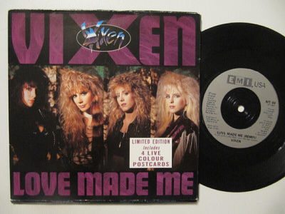 Vixen Love Made Me 7" sinkku Limited Edition