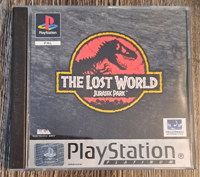 The Lost World: Jurassic Park PS1 (Platinum) – Mukana ohjeet