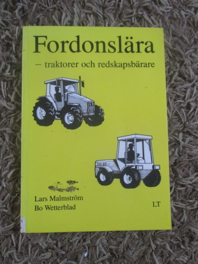 FORDONSLÄRA -traktorer och redskapsbärare