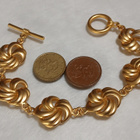 21k kullattu Kanadalainen Chunky Swirl Knots rannekoru - pikkukuva 2