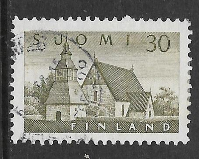 Yleismerkki 30mk 1956 (LAPE 454) O