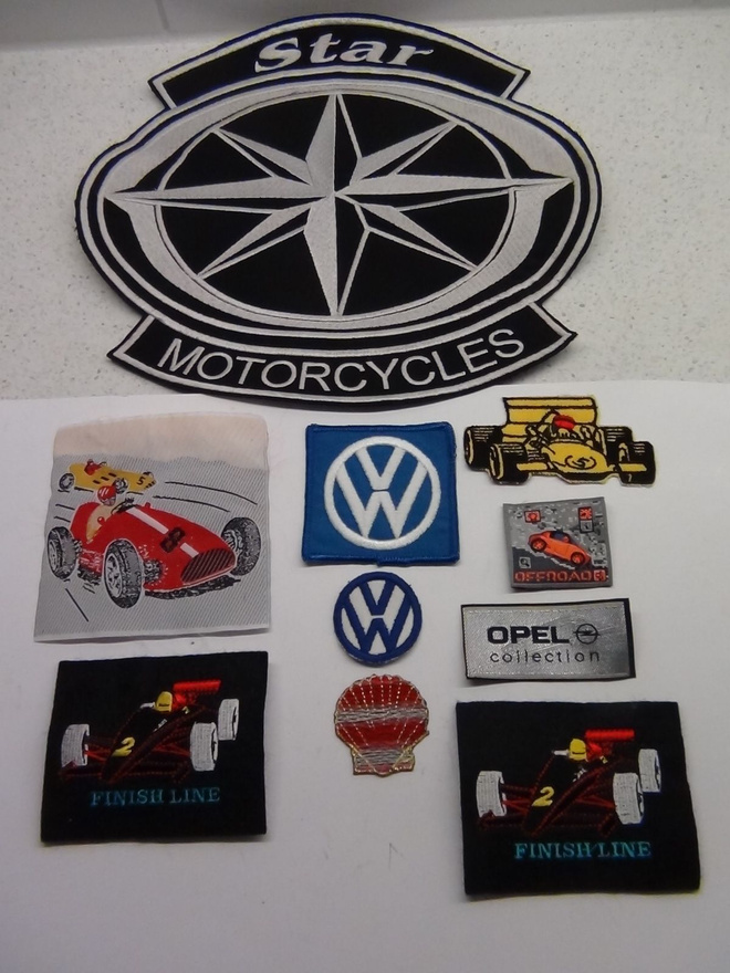 MOTORCYCLES, WW-VOLKKARI,OPEL, `FERRARI` ym...10 kpl