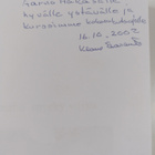 Klaus Eloranta : Muistelmat (signeerattu, tekijän omiste) - pikkukuva 2