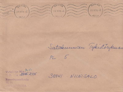 Postileima,  HAMINA, Sotilaspostia