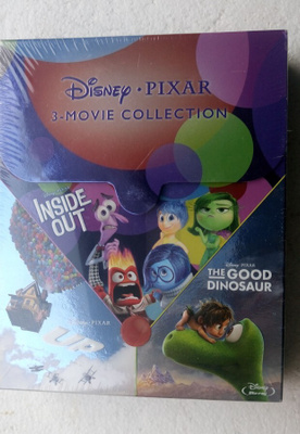 Pixar 3 movie collection Blu-ray