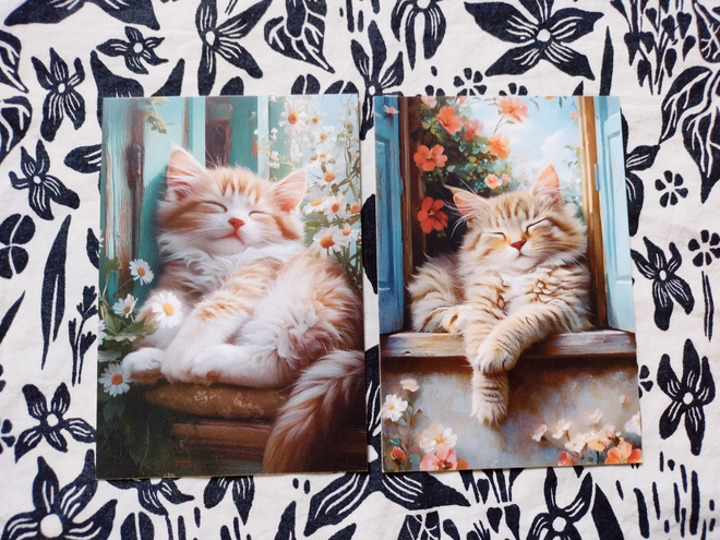 ~Kissa kortti~ 2kpl