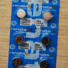 Renata 394 / 380 (SR936SW) hopeaoksidiparisto 1,55V, 10 kp - pikkukuva 1