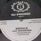 ROZALLA :: LOVE BREAKDOWN :: VINYYLI  12"  PROMO    1992 - pikkukuva 2