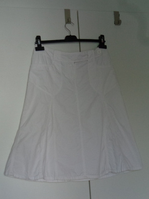 H&M valkoinen hame 40