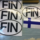 FIN tarroja ja lippu kuin uusi -veteraani autoihin - pikkukuva 2
