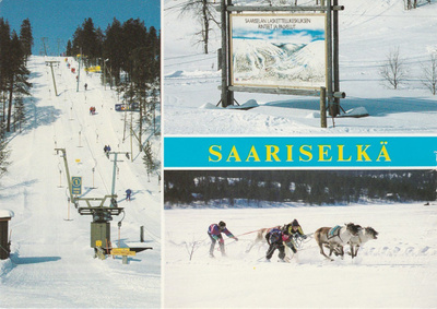 Postikortti, LAPPI, SAARISELKÄ, erikoisleima