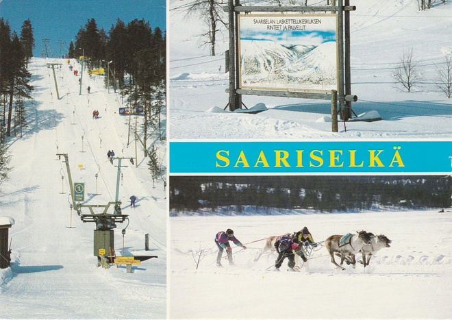 Postikortti, LAPPI, SAARISELKÄ, erikoisleima