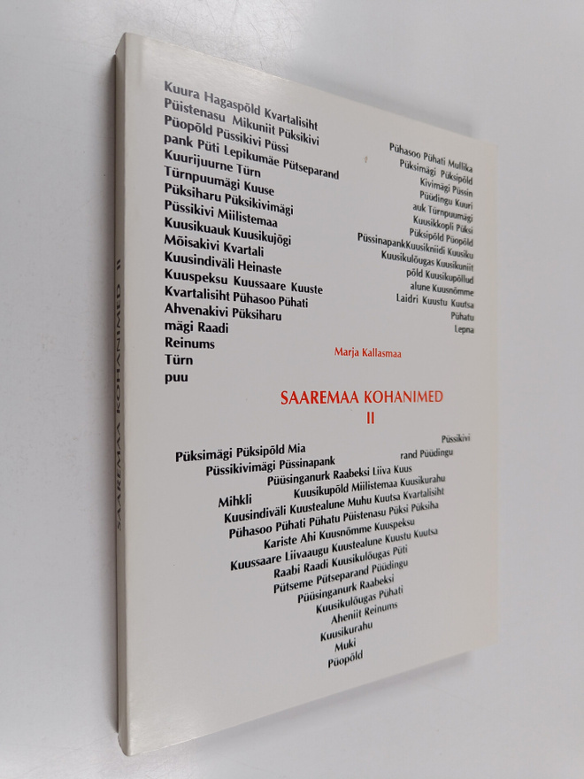 Marja Kallasmaa : Saaremaa kohanimed 2