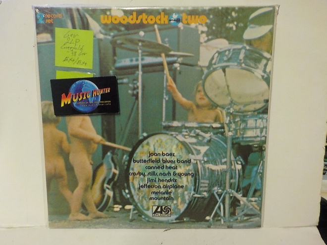 VARIOUS - WOODSTOCK TWO SAKSA PAINOS EX+/EX+ 2LP