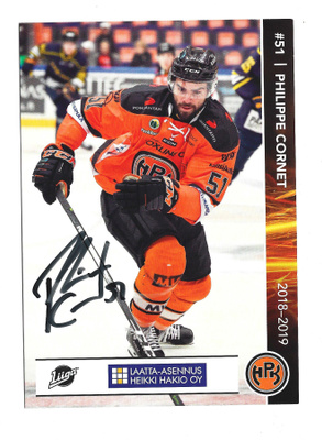 2018-19 HPK Postikortti Philippe Cornet
