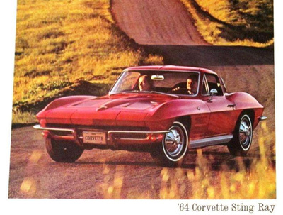 1964 Chevrolet Corvette Sting Ray esite - KUIN UUSI