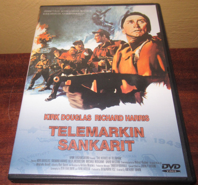 Telemarkin sankarit sotaelokuva dvd