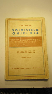 Arvo Vartia : Voimisteluohjelmia 3.p 1921