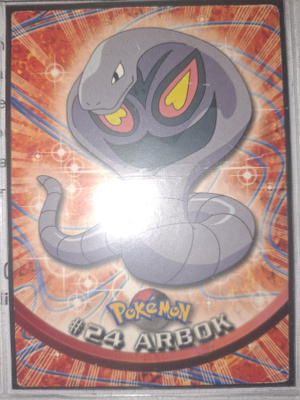 Pokémon Topps #24 Arbok kortti