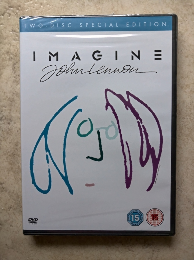 Imagine: John Lennon, 2 x DVD. UUSI.
