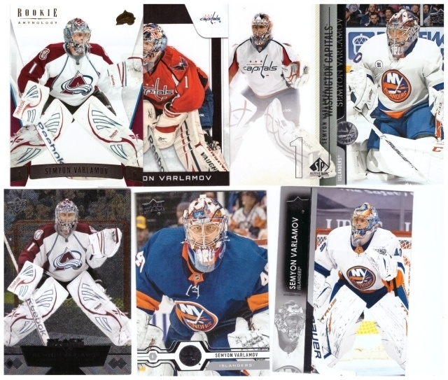 7 x Mv SEMYON VARLAMOV Avalance, Capitals, Islanders
