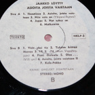 Jaakko Löytty - Asioita joista vaietaan LP - pikkukuva 4