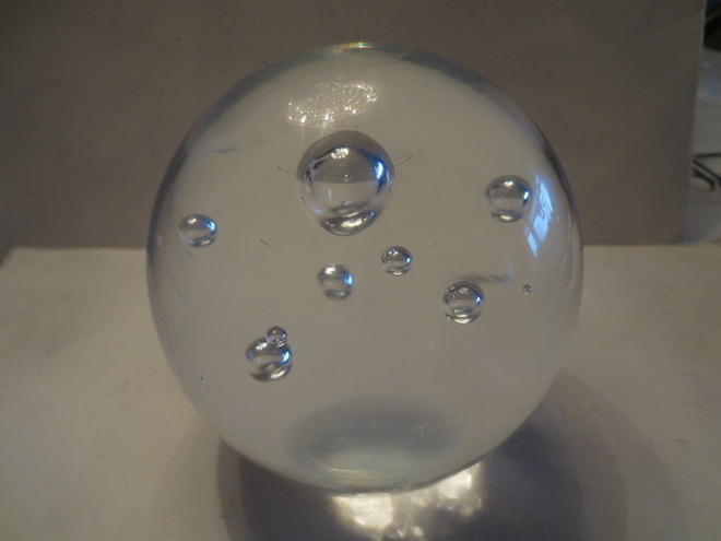 Iittala Lasipallo - Paino, Signeerattu