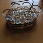 Vintage-tyylinen snapsilasiteline - pikkukuva 3