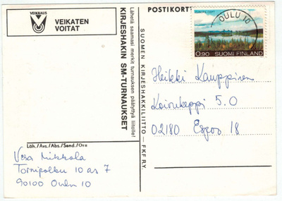 1977 Eurooppa 90p postikortti