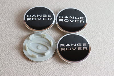 Land Rover vannekeskiöt – Range Rover, Kromi-musta – 62mm